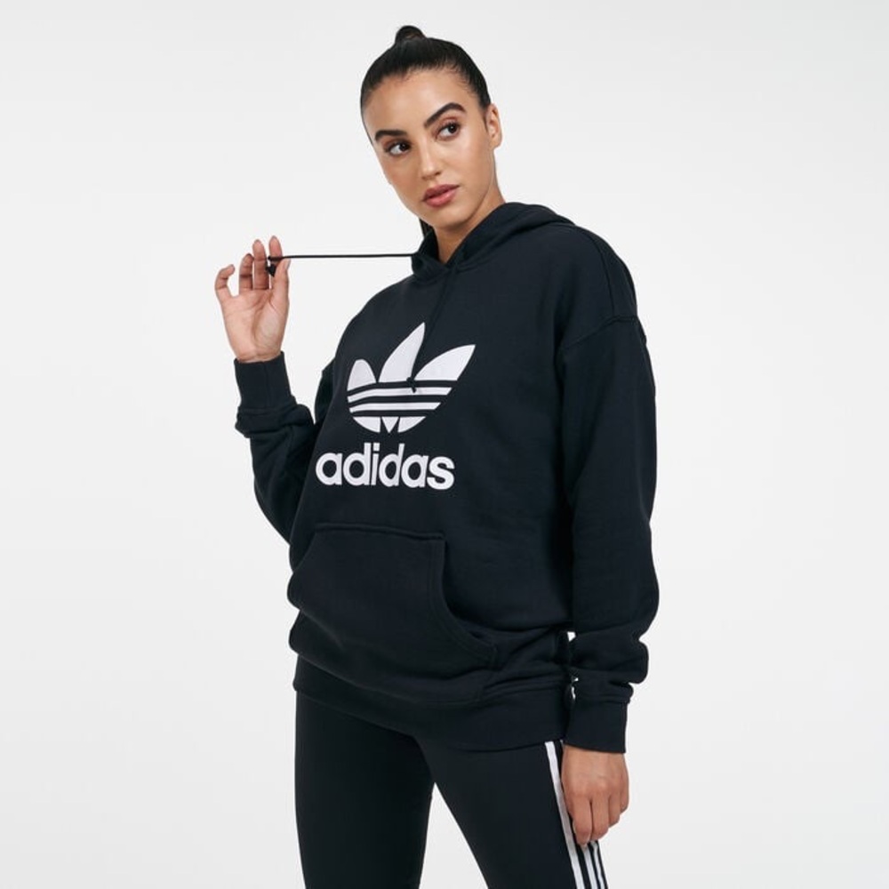 Adidas Black Sweater and Jogger Set with Trefoil Logo - Picture 10 of 10